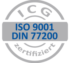 ISO 9001+DIN 77200_grau-blau ICG